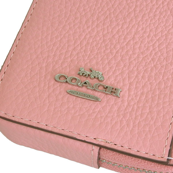 コーチ カードケース レディース コインケース 小銭入れ パスケース 定期入れ アウトレット レザー ピンク RFB ZIP CC 6303SVVDT COACH｜riverall-men｜06