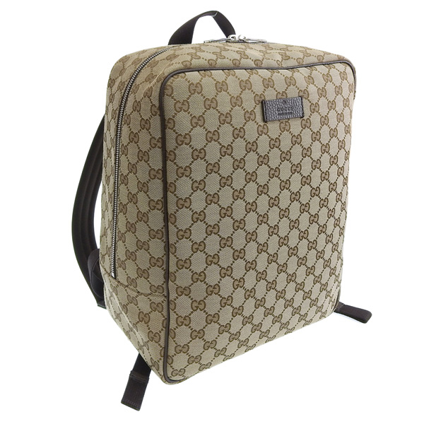 美品　グッチ　ナイロンキャンバス×レザー トラベルバッグ 旅行かばん　ベージュ系 楽天市場】グッチ GUCCI バッグ リュック 429020 KLQAX ベージュ