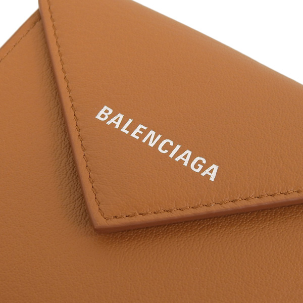 美品　バレンシアガ　ブラウン 三つ折り財布 未使用 GUCCI（グッチ） GUCCI BALENCIAGA バレンシアガ コラボ 三つ折り財布