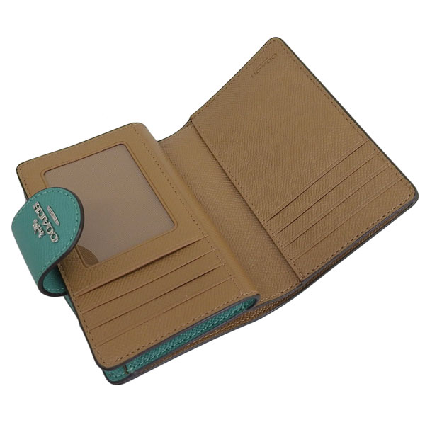 COACH（コーチ） 財布 レディース 2つ折り 折財布 コンパクト