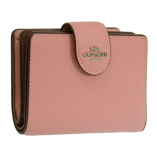 新品 コーチ COACH 2つ折り財布 ミディアム コーナー ジップ ウォレット ピンク 6390svobd.jpg