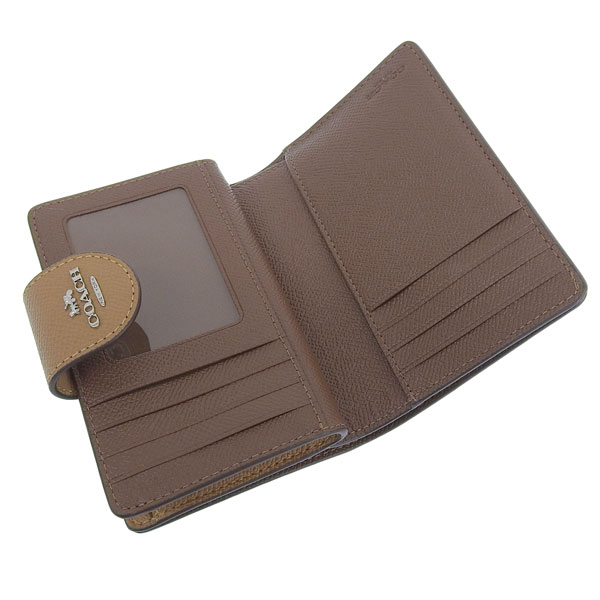 COACH（コーチ） 財布 レディース 2つ折り 折財布 コンパクト