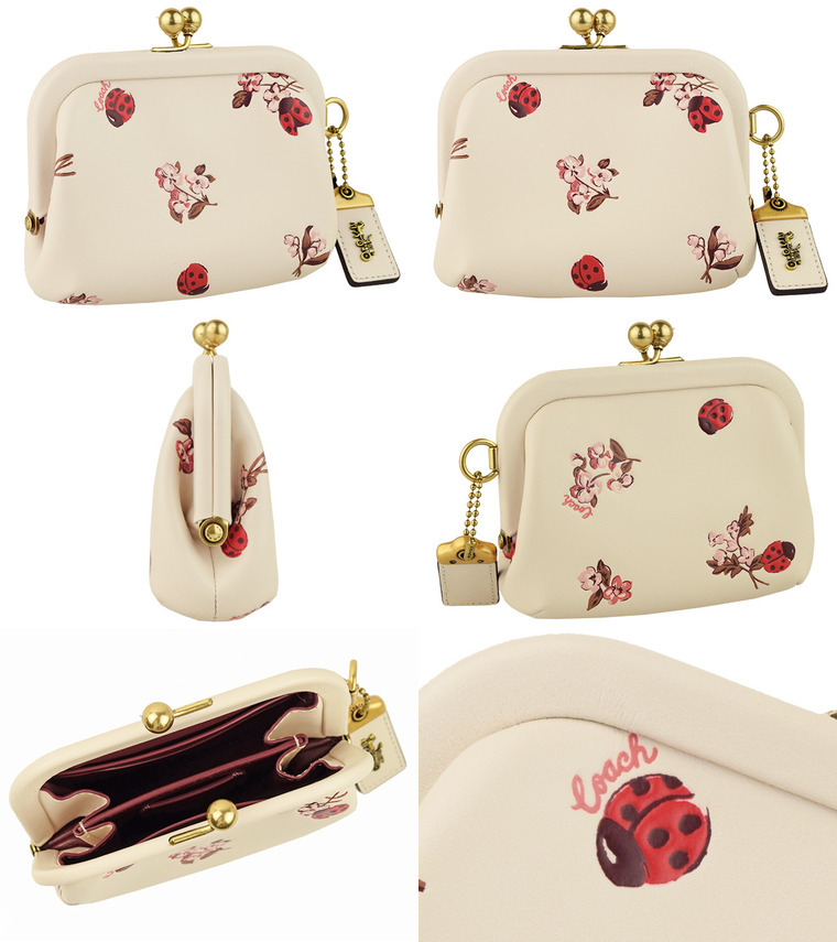 COACH（コーチ） コインケース 小銭入れ 花柄 アウトレット 6417