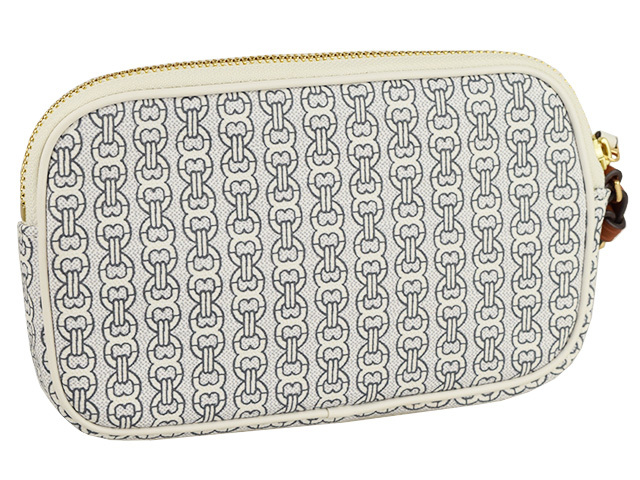 TORY BURCH（トリーバーチ） ポーチ リストレット 花柄 アップリケ