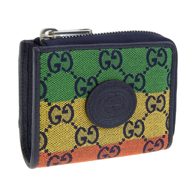GUCCIグッチ 折り財布 GUCCI（グッチ） 財布 折財布 二つ折り 財布 マルチカラー メンズ