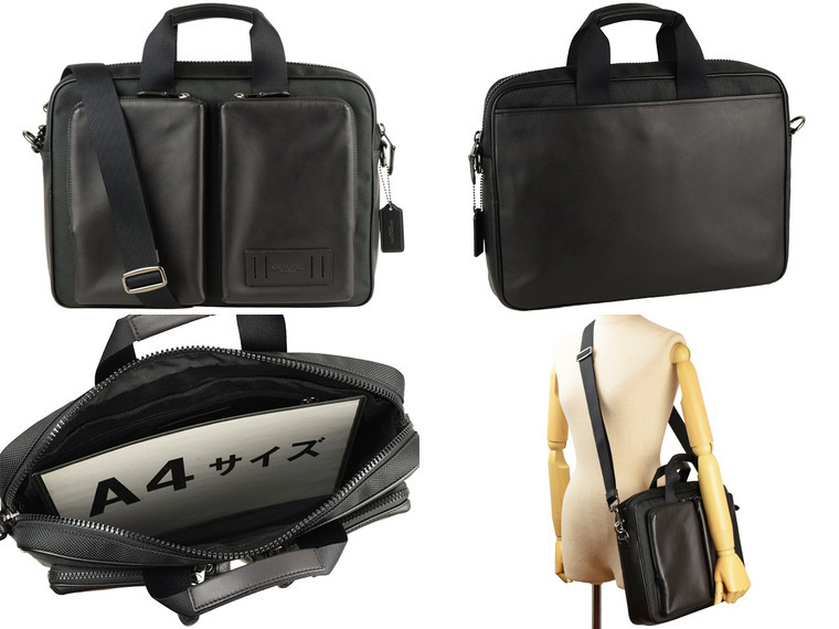 COACH（コーチ） ブリーフケース ビジネスバッグ メンズ シグネチャー