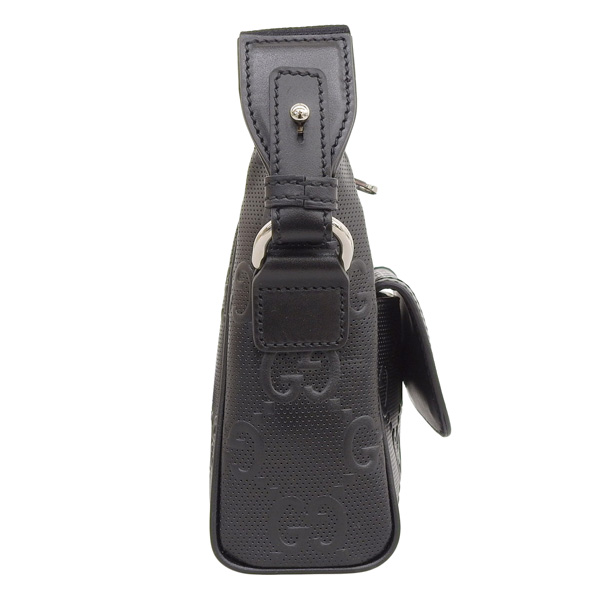 GUCCI（グッチ） バッグ メンズ ショルダーバッグ レザー ブラック