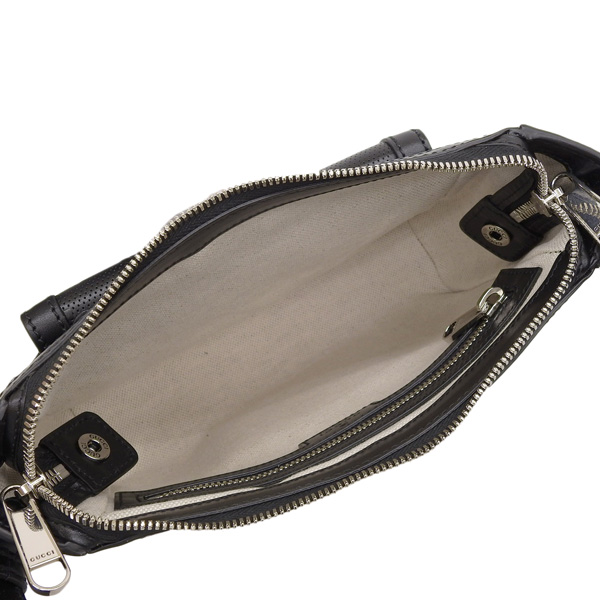 GUCCI（グッチ） バッグ メンズ ショルダーバッグ レザー ブラック