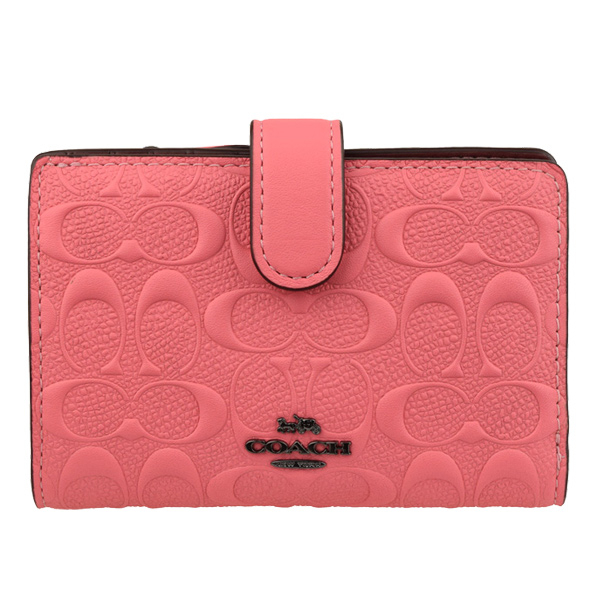 COACH（コーチ） 財布 折財布 二つ折り シグネチャー アウトレット