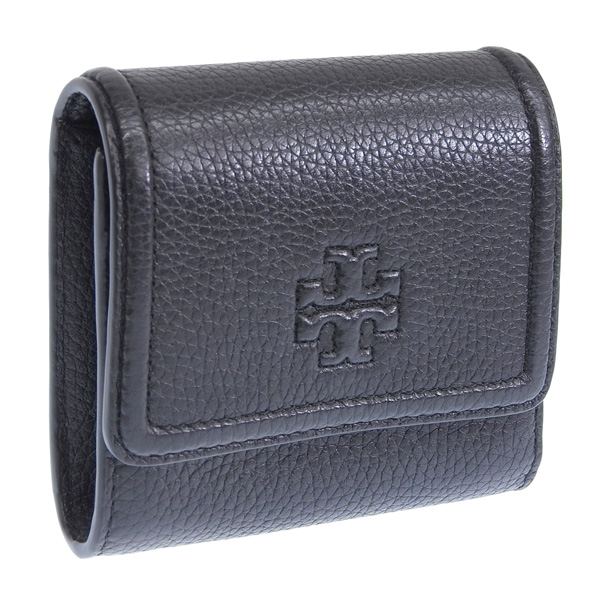 トリーバーチ コインケース 小銭入れ レディース アウトレット ミニ財布 レザー ブラック THEA MINI WALLET 73133 001 TORY BURCH :73133 001 zz:FASCINO(ファッシノ)