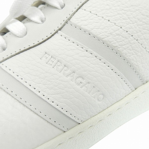 FERRAGAMO（フェラガモ） 靴 メンズ スニーカー 24cm レザー ホワイト