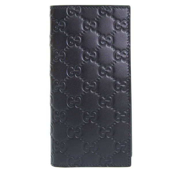 GUCCI（グッチ） 財布 メンズ 長財布 アウトレット レザー ブラック