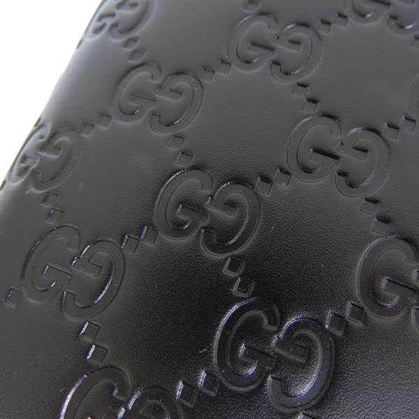 GUCCI（グッチ） 財布 メンズ 長財布 アウトレット レザー ブラック