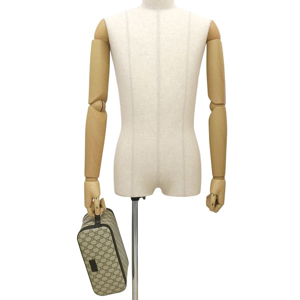 グッチ バッグ メンズ レディース セカンドバッグ アウトレット ベージュ×ブラック O TOILETRY 779861K5RMN9769 GUCCI GUCCI（グッチ） バッグ メンズ レディース セカンドバッグ