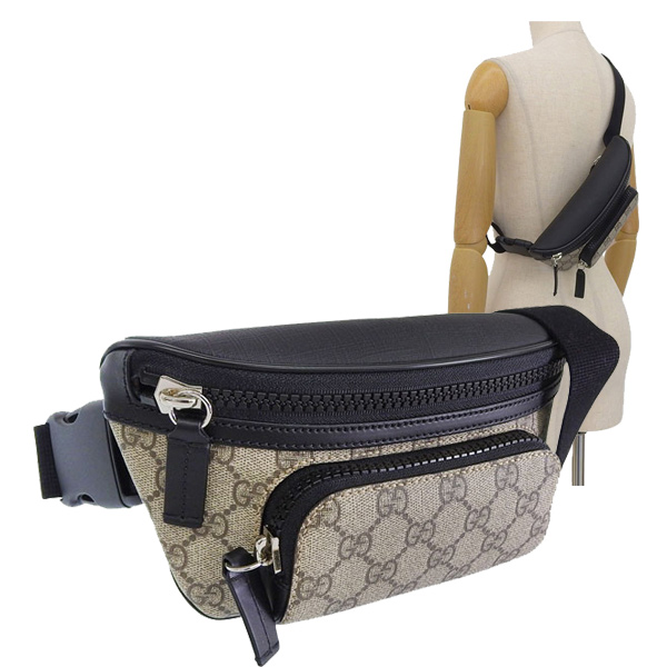 GUCCI ボディバッグ ベージュ・ブラック