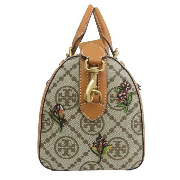 Tory Burch 2way モノグラム　ハンドバック　ショルダーバック 2way クロシェット・キーリング・ ショルダー付き レザー