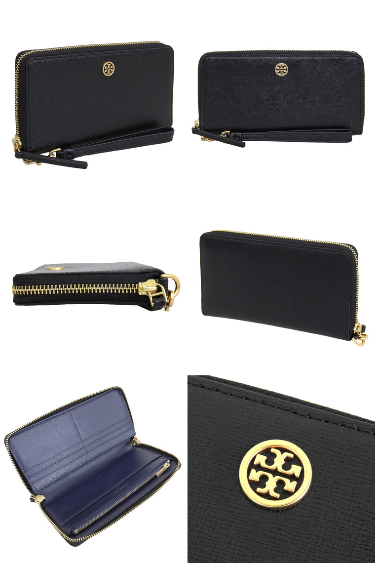 TORY BURCH（トリーバーチ） 財布 レディース 長財布 レザー ブラック