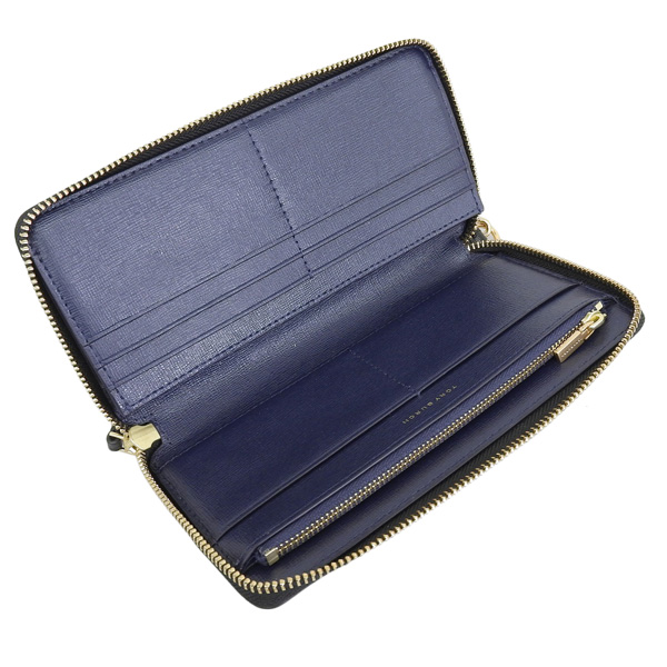 TORY BURCH（トリーバーチ） 財布 レディース 長財布 レザー ブラック