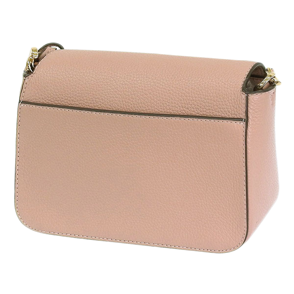 トリーバーチ ショルダーバッグ ドット柄 フラップ ピンクベージュ 黒 TORY BURCH（トリーバーチ） ショルダーバッグ ドット柄 フラップ