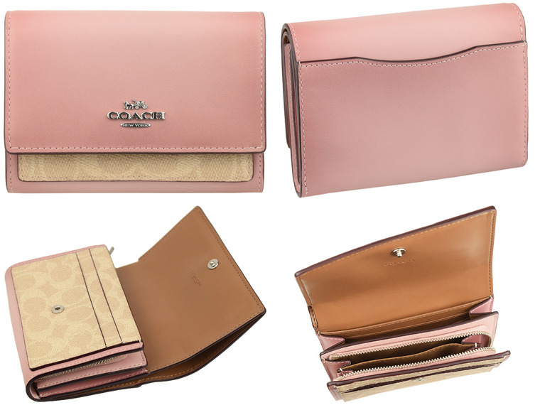 COACH（コーチ） 財布 折財布 二つ折り シグネチャー アウトレット