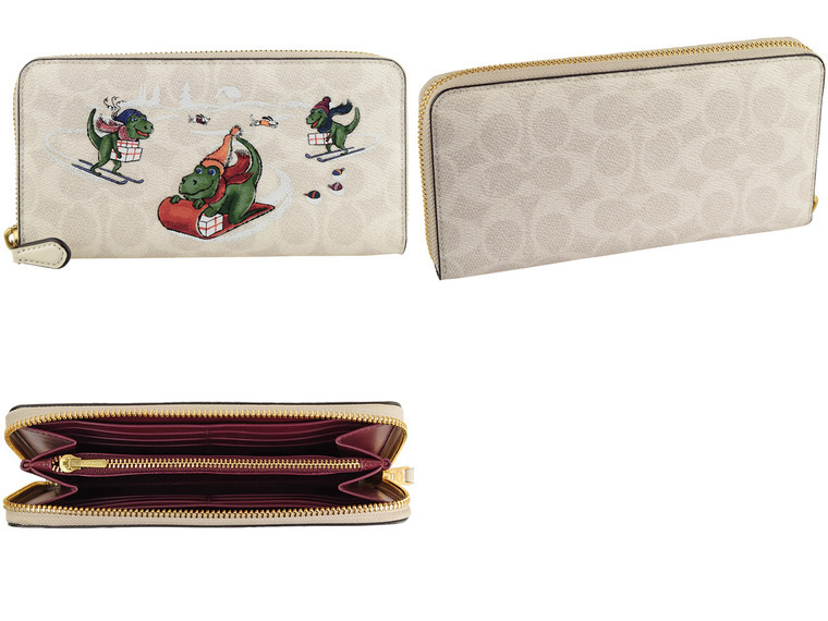 COACH（コーチ） 財布 長財布 ラウンドファスナー シグネチャー