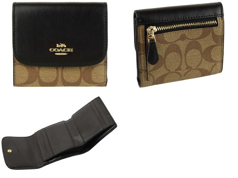 COACH（コーチ） 財布 折財布 ミニ コンパクト シグネチャー