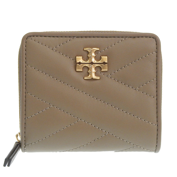 TORY BURCH 二つ折り財布 ブラウン TORY BURCH（トリーバーチ） 財布 レディース 二つ折り財布 レザー