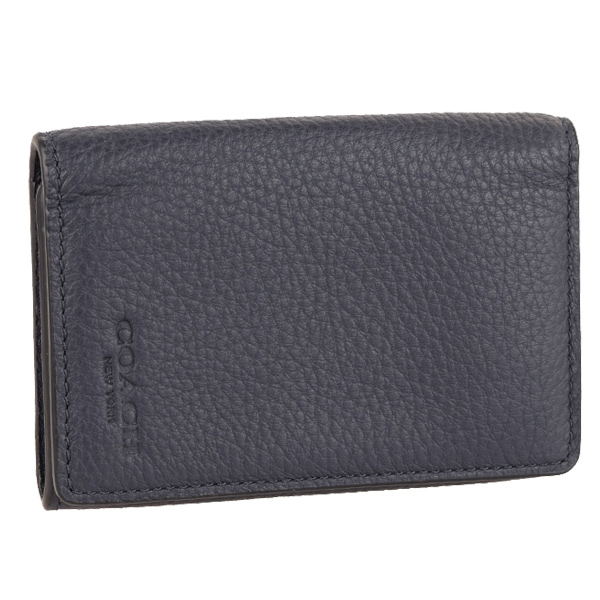 ＊オーダーメイド＊ COACH（コーチ） 名刺入れ ☆COACH☆ リファインド ペブル レザー