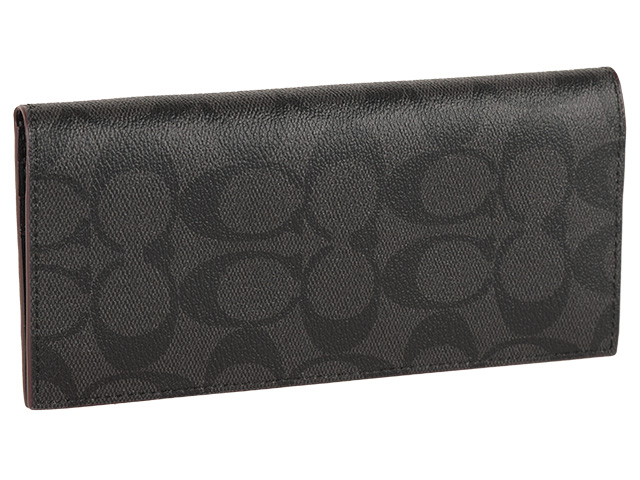 COACH（コーチ） 財布 長財布 二つ折り シグネチャー メンズ
