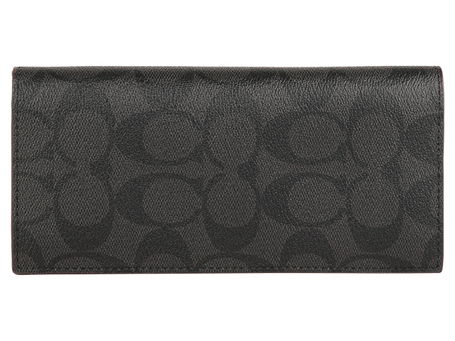COACH（コーチ） 財布 長財布 二つ折り シグネチャー メンズ