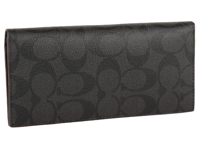 COACH（コーチ） 財布 長財布 二つ折り シグネチャー メンズ