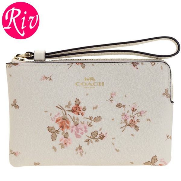 COACH（コーチ） ポーチ リストレット 花柄 アウトレット 91781
