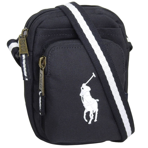 最終価格　ラルフローレン　ショルダーバッグ 人気! Ralph Lauren(ラルフ)ダブルジップ ショルダーバッグ (Ralph