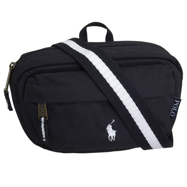 美品　Polo Ralph Lauren 黒 ボディバッグ LAUREN RALPH LAUREN（ローレン ラルフローレン） ポロ ラルフローレン