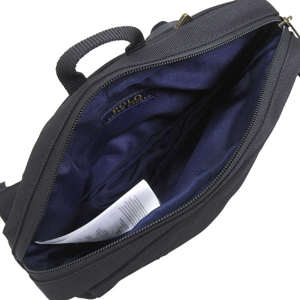 美品　Polo Ralph Lauren 黒 ボディバッグ POLO RALPH LAUREN（ポロ・ラルフローレン） ラルフローレン バッグ