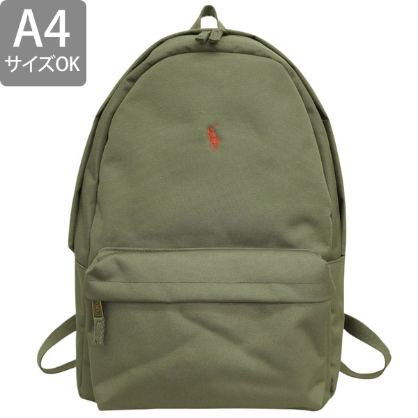ラルフローレン バッグ リュック・バックパック グリーン キャンバス　カーキ色 POLO RALPH LAUREN（ポロ・ラルフローレン） ラルフローレン バッグ