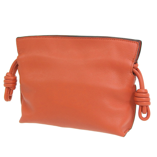 6/7まで限定値下げ中⭐️LOEWE オレンジ ショルダーバッグフラメンコポケット LOEWE（ロエベ） 【数量限定セール】ロエベ ショルダーバッグ