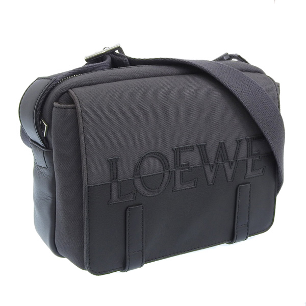 ロエベ バッグ メンズ ショルダーバッグ アウトレット レザー×キャンバス グレー×ブラック B314A72X011268 LOEWE :  b314a72x011268 : FASCINO(ファッシノ)Yahoo!店 - 通販 - Yahoo!ショッピング