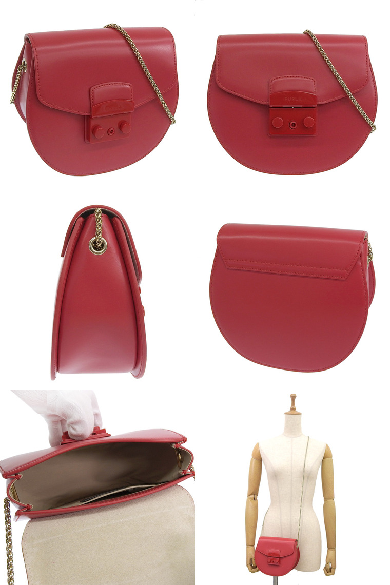 フルラ ショルダーバッグ 美品 レッド レディース FURLA 1021895 BWS2 Q26 RUB pd06 フルラ ショルダーバッグ 美品 レッド レディース FURLA 1021895 BWS2