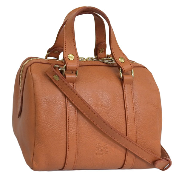 イルビゾンテ バッグ レディース 2WAY ハンドバッグ レザー キャラメル  