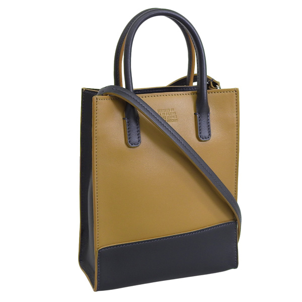 【国内発送】[イルビゾンテ]2WAY バッグ(BHA009 PI0008 BK261) IL BISONTE イルビゾンテ トートバッグ ショルダーバッグ 2WAY