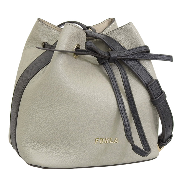 【極美品】FURLA フルラ 2way バケットバッグ グレージュ FURLA（フルラ） バッグ レディース ショルダーバッグ アウトレット