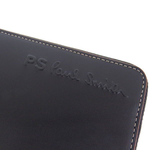 Paul Smith 長財布 ブラック PS Paul Smithオンライン限定 長財布（ネイビー） ｜ポール・スミス