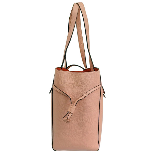 FURLA ネット レザー トートバッグ ピンクベージュ Mサイズ シボ革 FURLA（フルラ） バッグ レディース トートバッグ アウトレット レザー