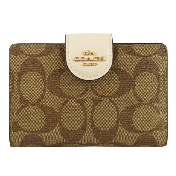COACH（コーチ） 財布 折財布 二つ折り シグネチャー アウトレット