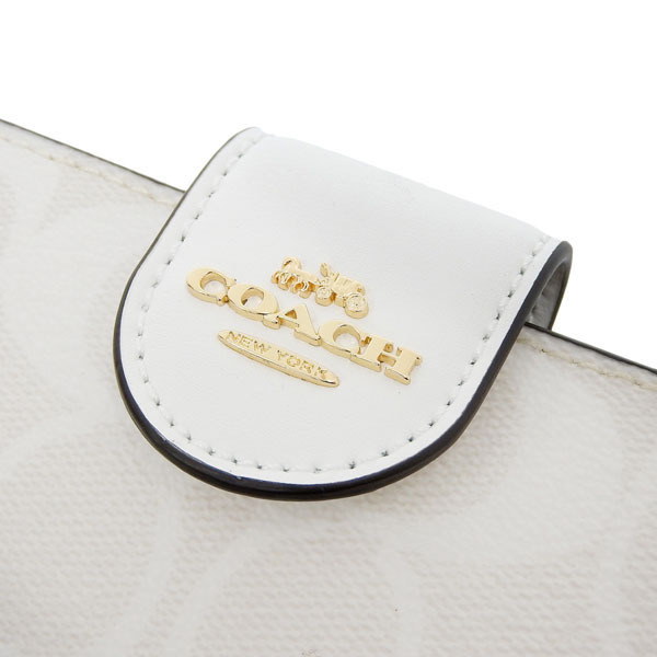 COACH コーチ 財布 折財布 二つ折り レザー グレイシャー