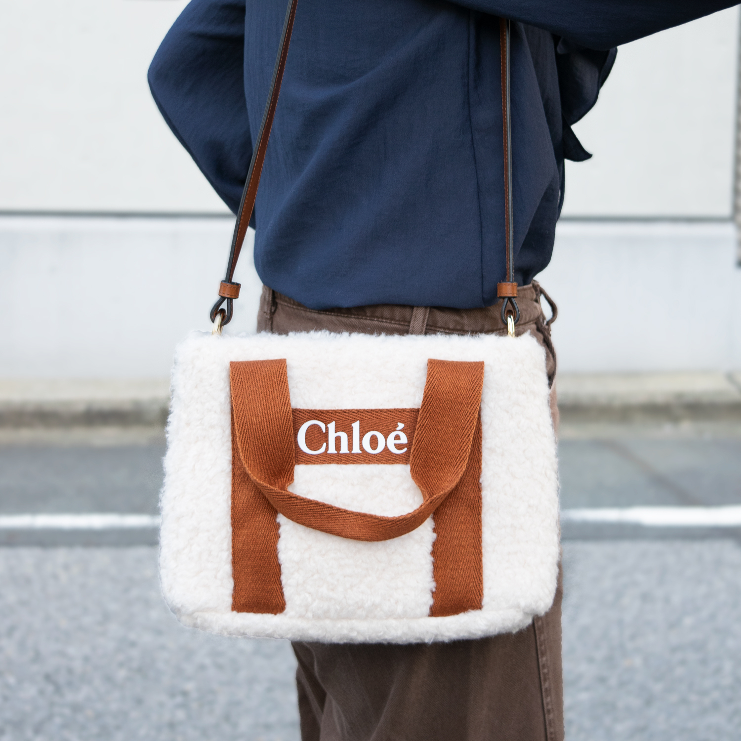 クロエ バッグ レディース トートバッグ 2WAY ショルダーバッグ ホワイト C10323 148 CHLOE :c10323 148:FASCINO(ファッシノ)