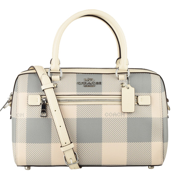 COACH（コーチ） バッグ ショルダーバッグ 2way ボストン チェック柄