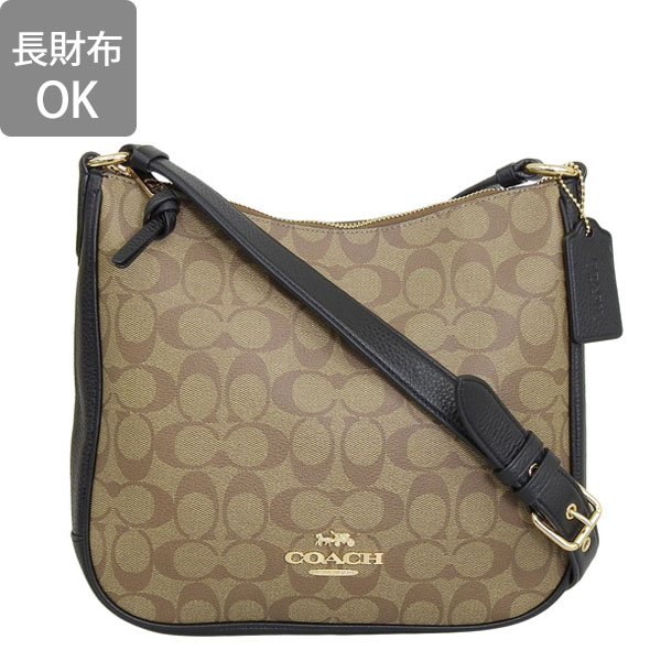 COACH（コーチ） バッグ ショルダーバッグ カーキ ブラック レディース