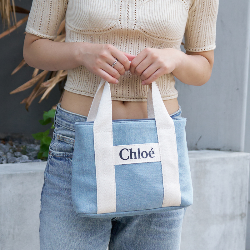 値下げ！Chloeのバッグ クロエ Chloe WOODY SMALL CHC23AS397L17 レディース バッグ トート